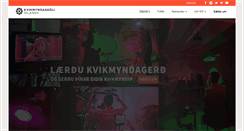 Desktop Screenshot of kvikmyndaskoli.is